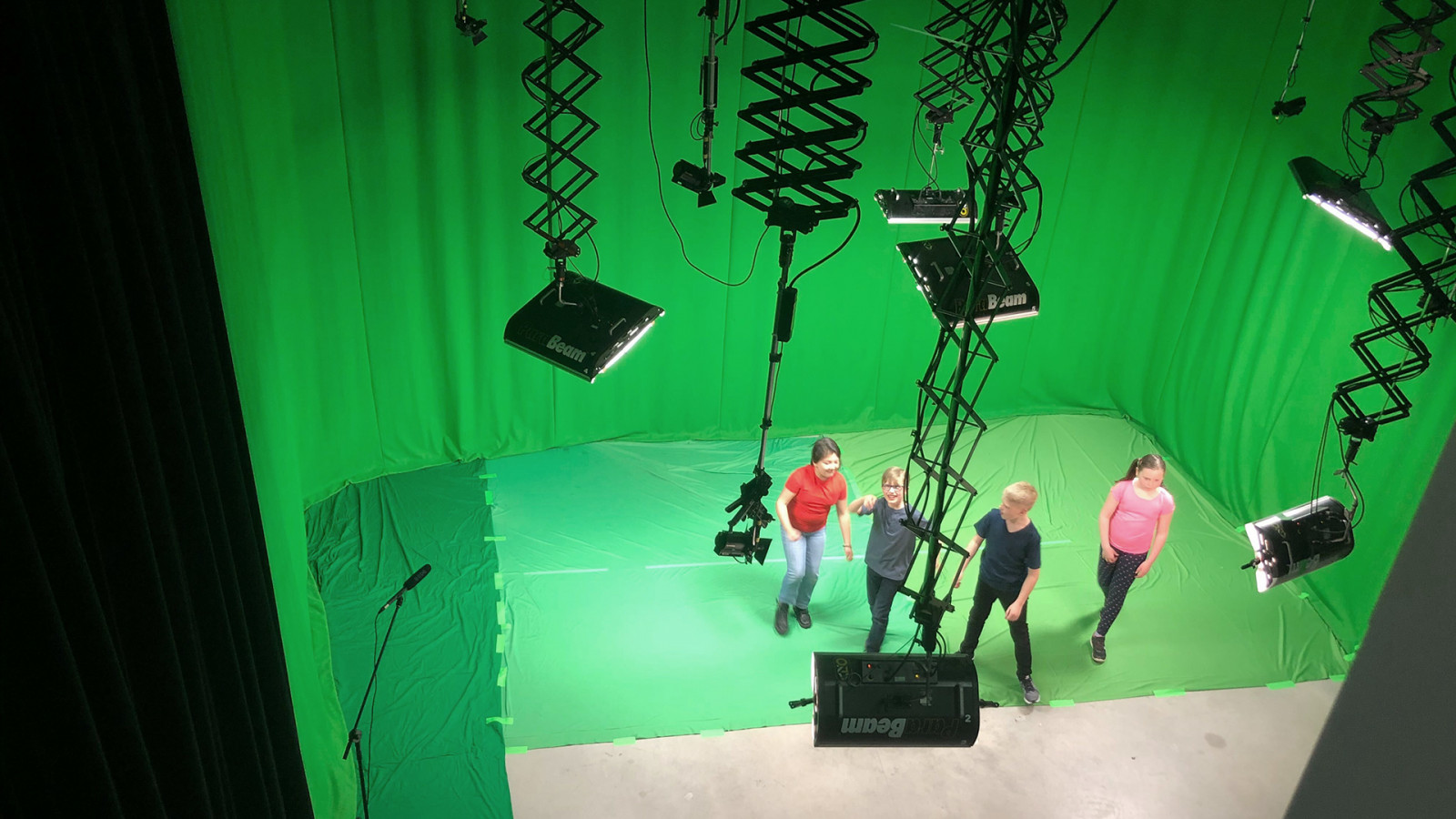 Royal Life Saving Society – image from the green screen video shoot - Gallery image for Royal Life Saving Society project