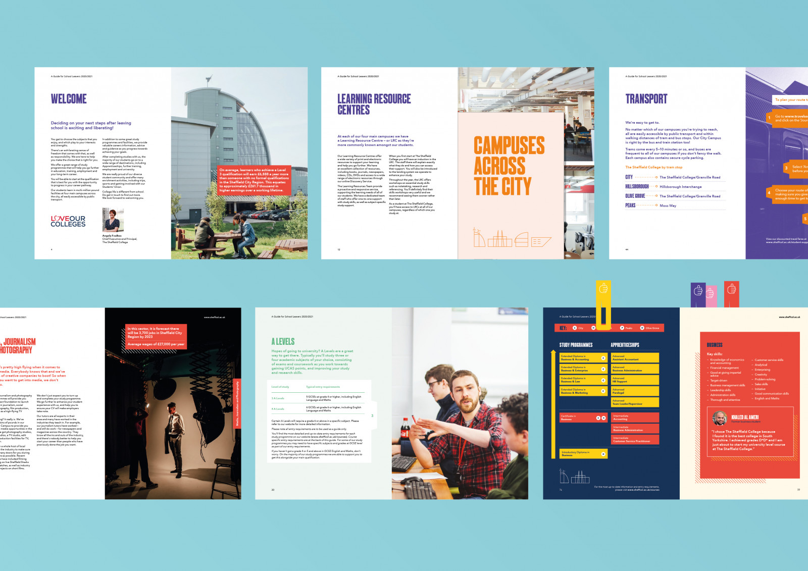 Gallery image for Sheffield College 6th Form Brand project