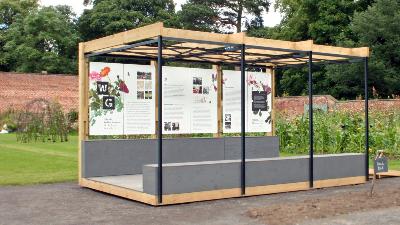 gibside pavillion 2 -  image for Gibside National Trust – Walled Garden project